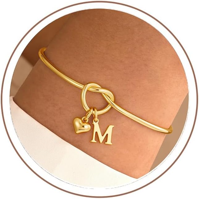 Bracelets initiale en or